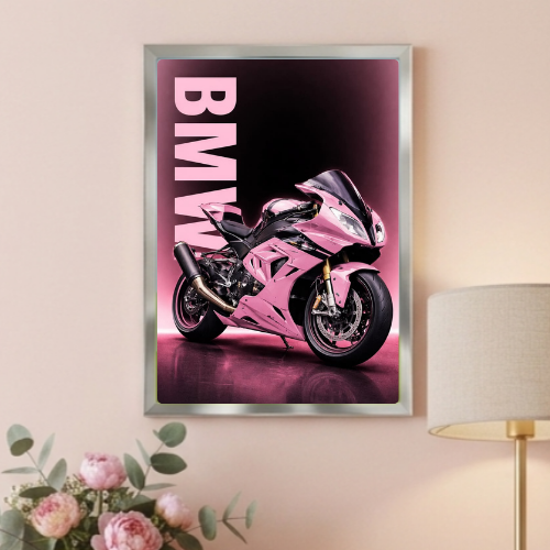 Bmw moto pink