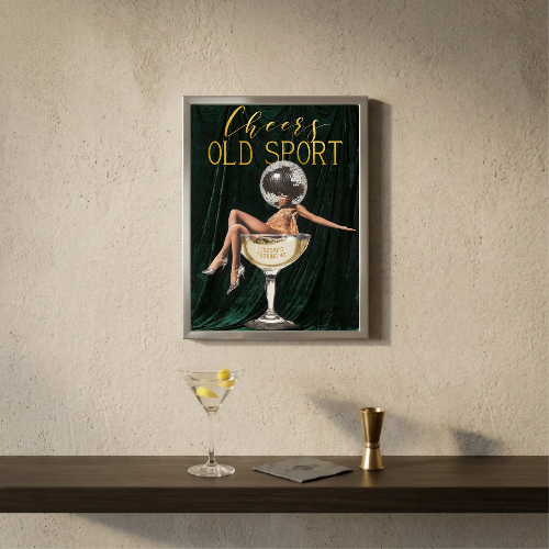 bar and restaurant decoration martini chic