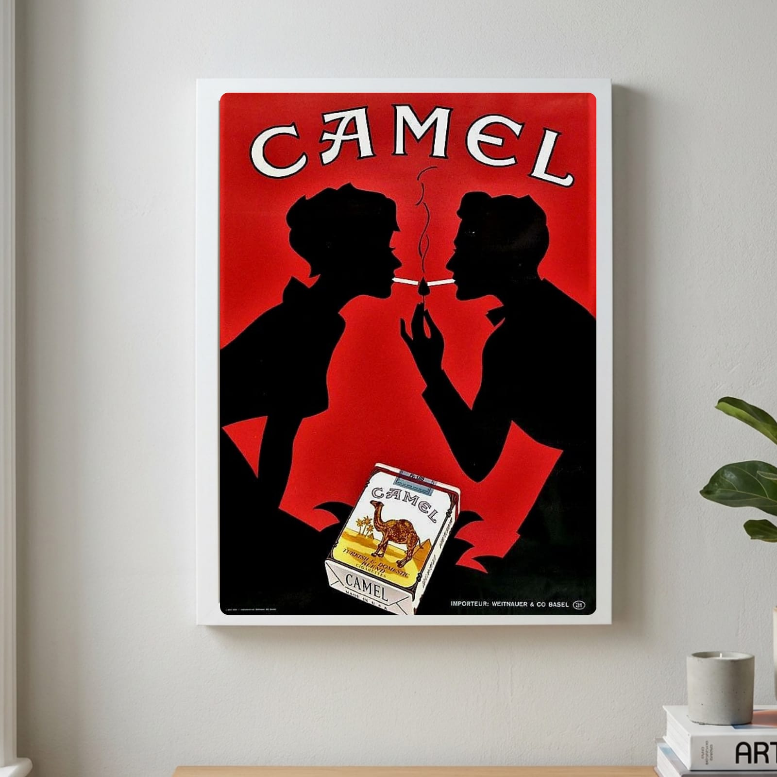 bar and restaurant decoration, camel cigarette