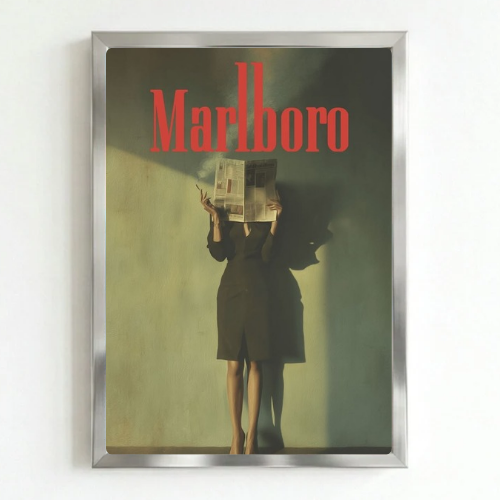 bar and restaurant decoration, Marlboro sigarette