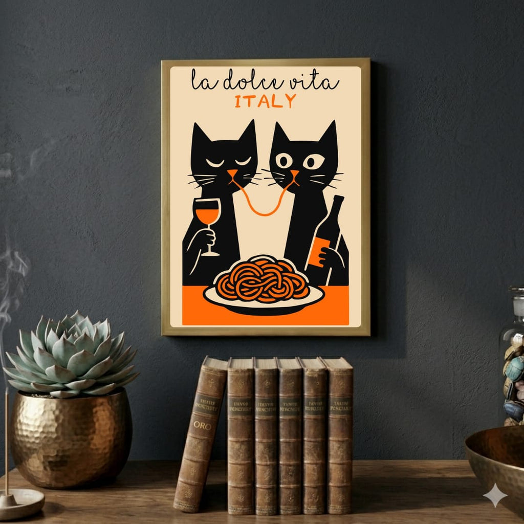 restaurant deco cat
