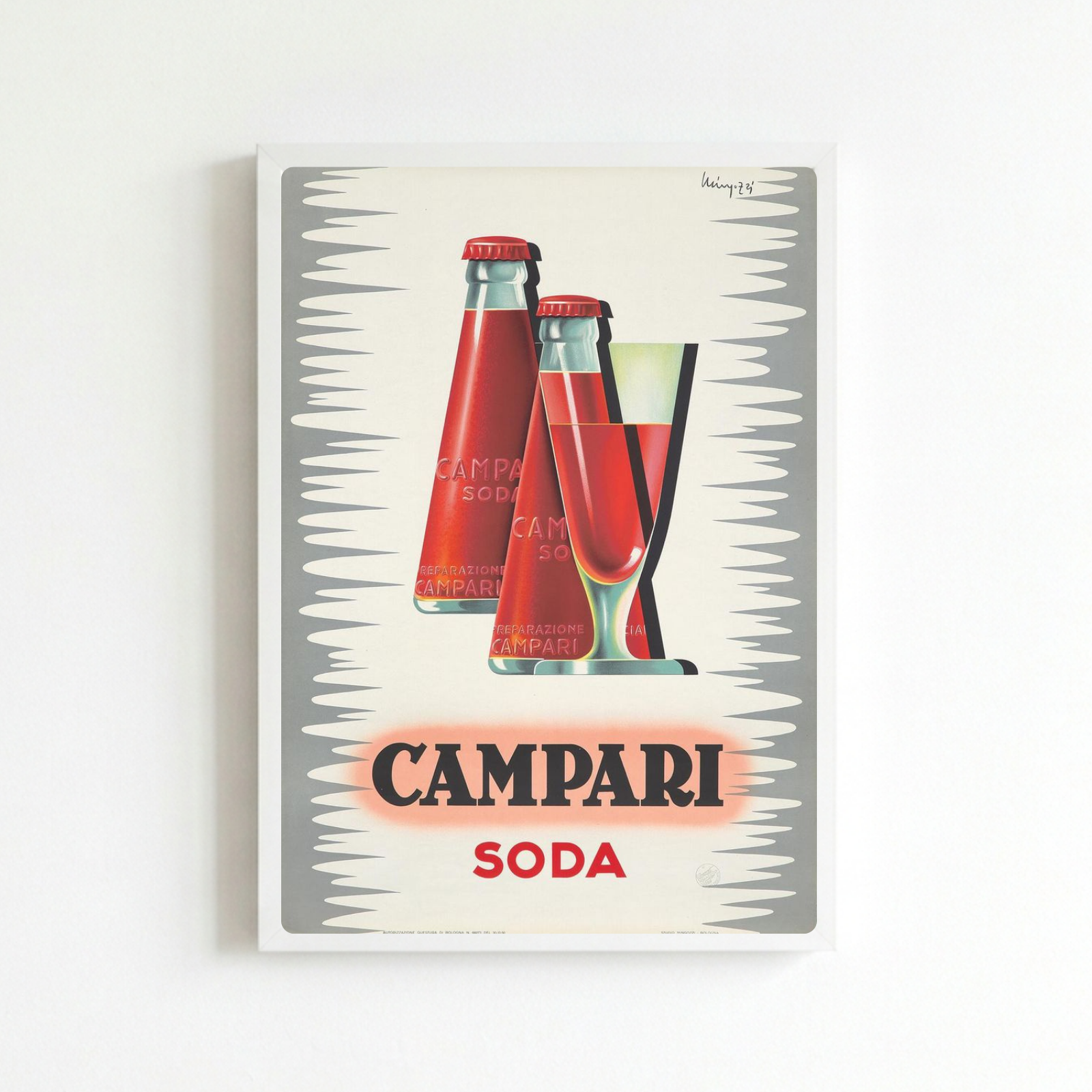 bar and restaurant decoration, campari