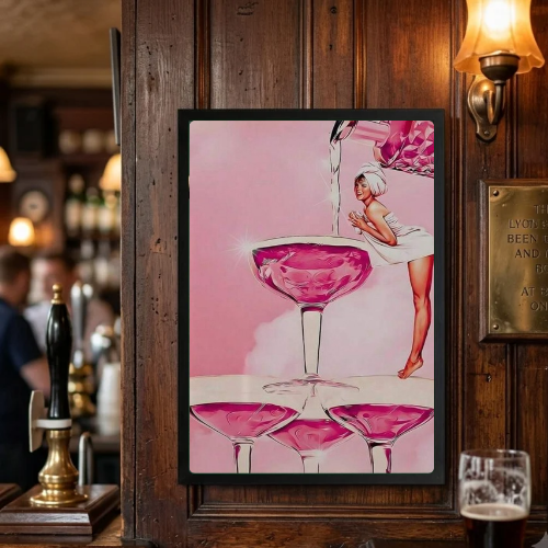 bar and restaurant decoration, cocktail drink