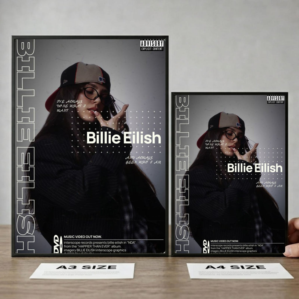 billie eilish - signed poster