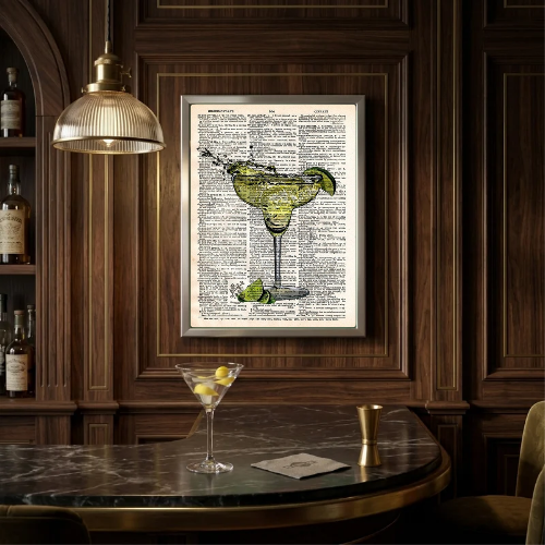 bar and restaurant decoration, margarita