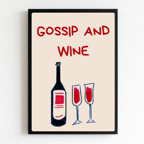 bar and restaurant decoration wine and gossip