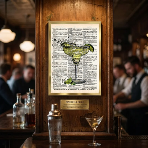 bar and restaurant decoration, margarita