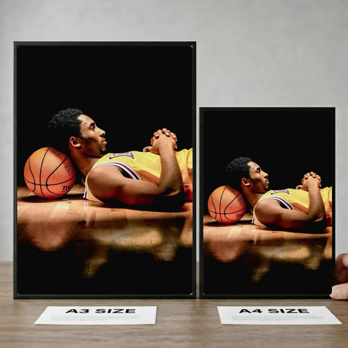 Kobe Bryant - Basket poster con cornice