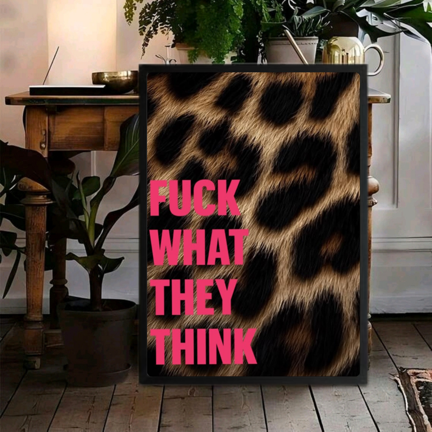 Home deco chic leopard