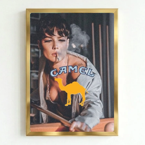 bar and restaurant decoration, Camel sigarette
