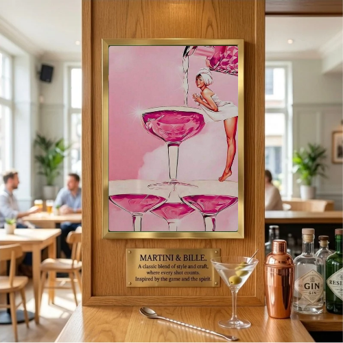 bar and restaurant decoration, cocktail drink