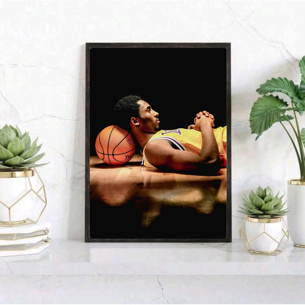 Kobe Bryant - Basket poster con cornice