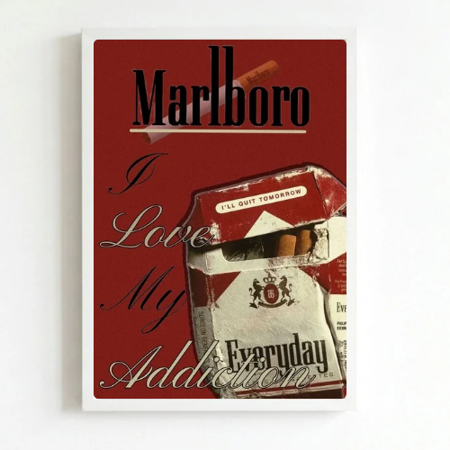 bar and restaurant decoration, Marlboro sigarette