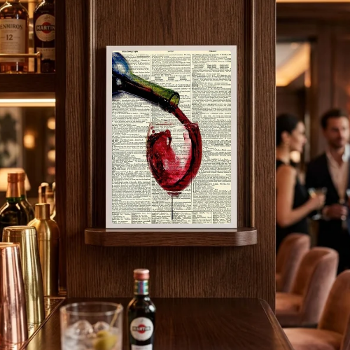 Red Wine bar and restaurant decoration