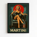 bar and restaurant decoration, martini marilyn monroe