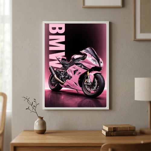 Bmw moto pink
