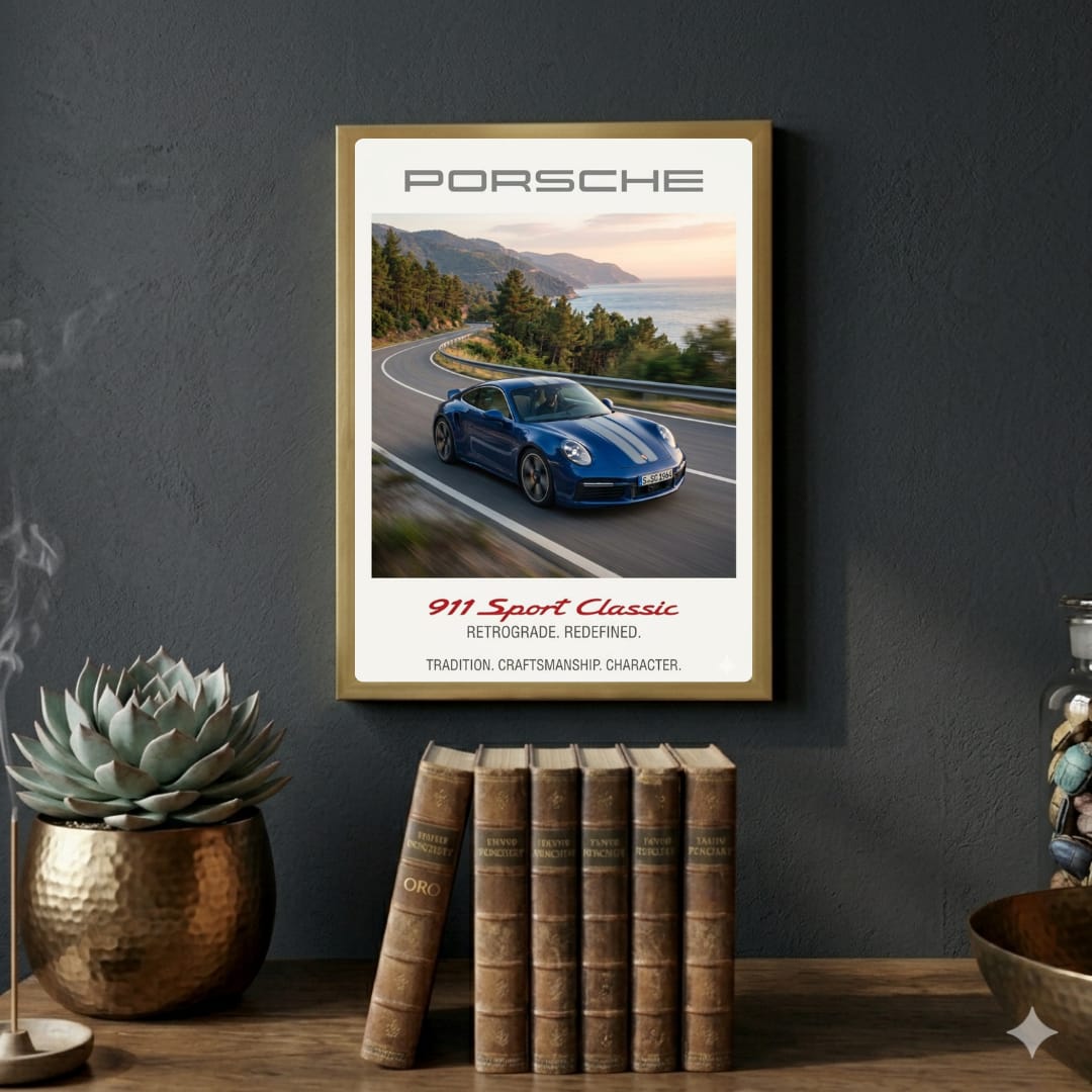 porsche poster