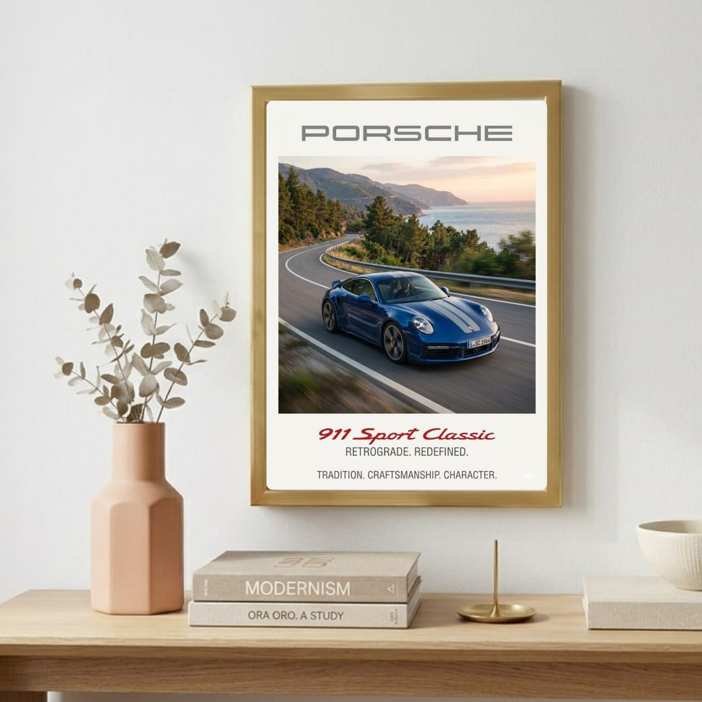 porsche poster