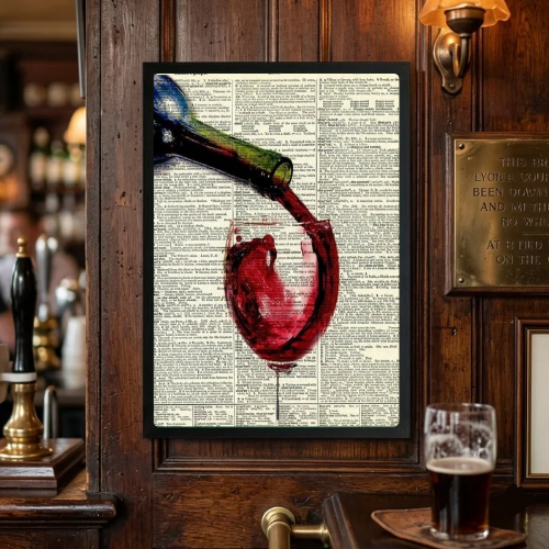 Red Wine bar and restaurant decoration