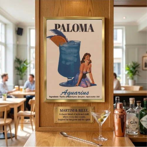 bar and restaurant decoration, paloma acquarius