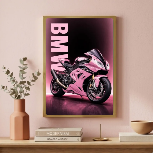 Bmw moto pink