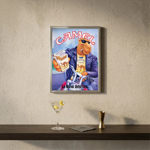bar and restaurant decoration, Camel sigarette