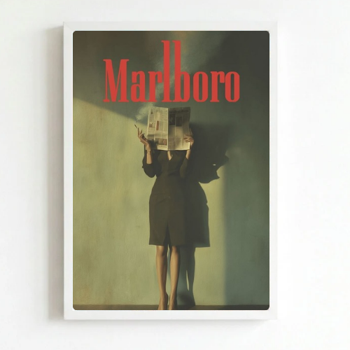 bar and restaurant decoration, Marlboro sigarette