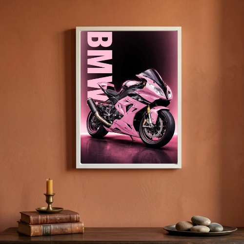 Bmw moto pink