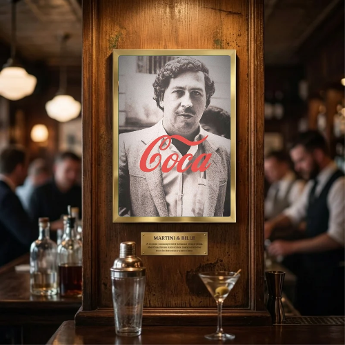 bar and restaurant decoration, coca cola