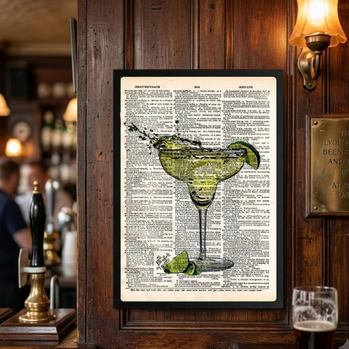 bar and restaurant decoration, margarita
