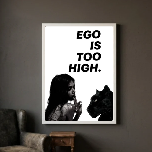Chic room girl poster