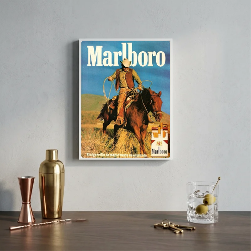bar and restaurant decoration, Marlboro sigarette