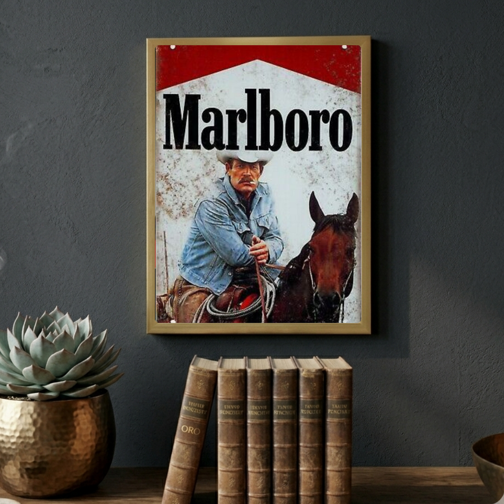 bar and restaurant decoration, marlboro sigarette