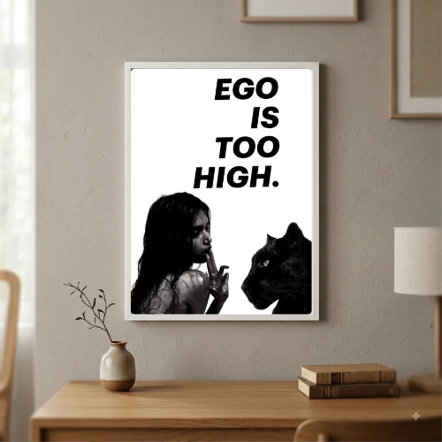 Chic room girl poster