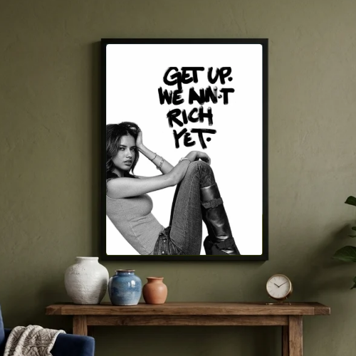 Chic room girl poster