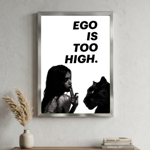 Chic room girl poster