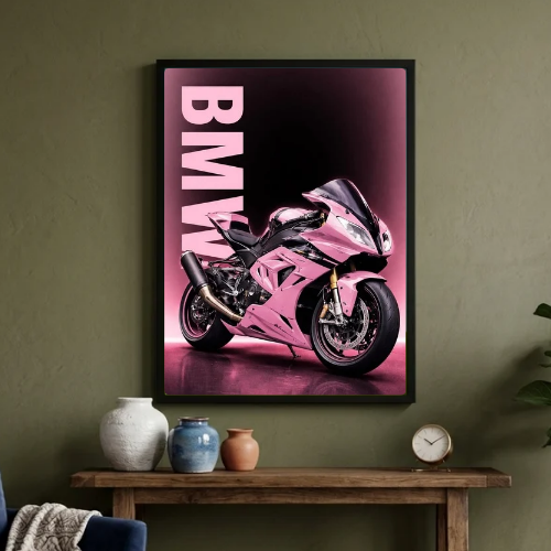 Bmw moto pink