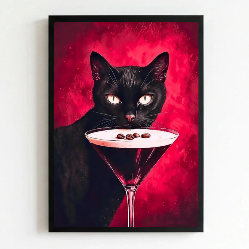 bar and restaurant decoration cat wine vintage chic luxury