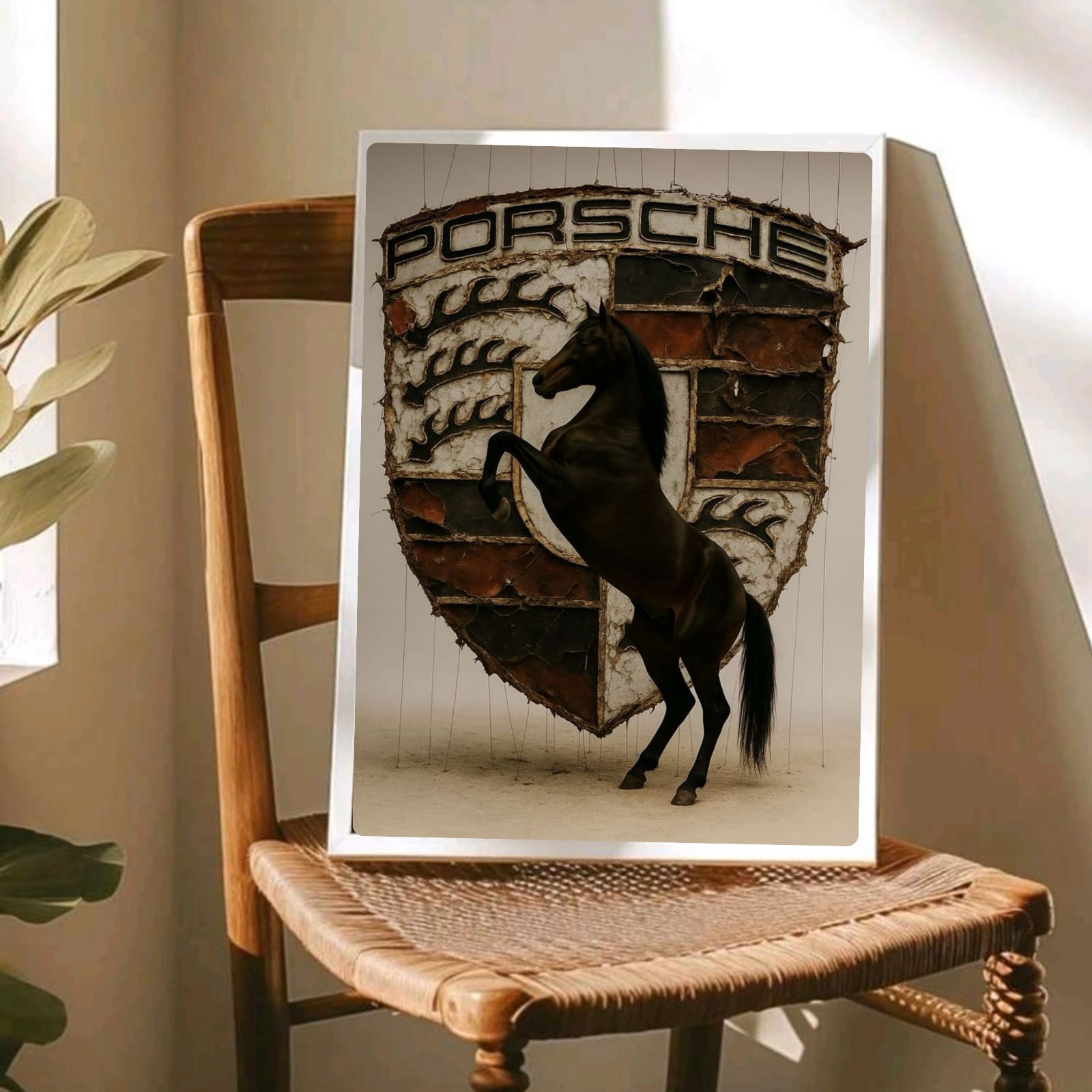 Porsche logo poster