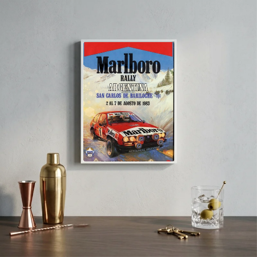 bar and restaurant decoration, Marlboro sigarette