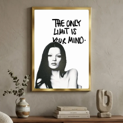 Chic room girl poster