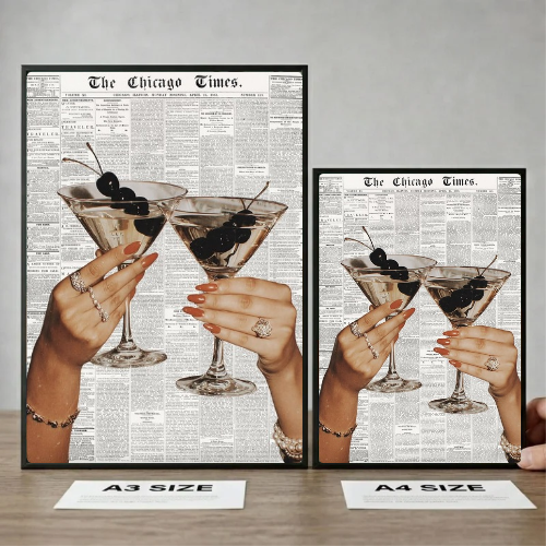 bar and restaurant decoration martini chic