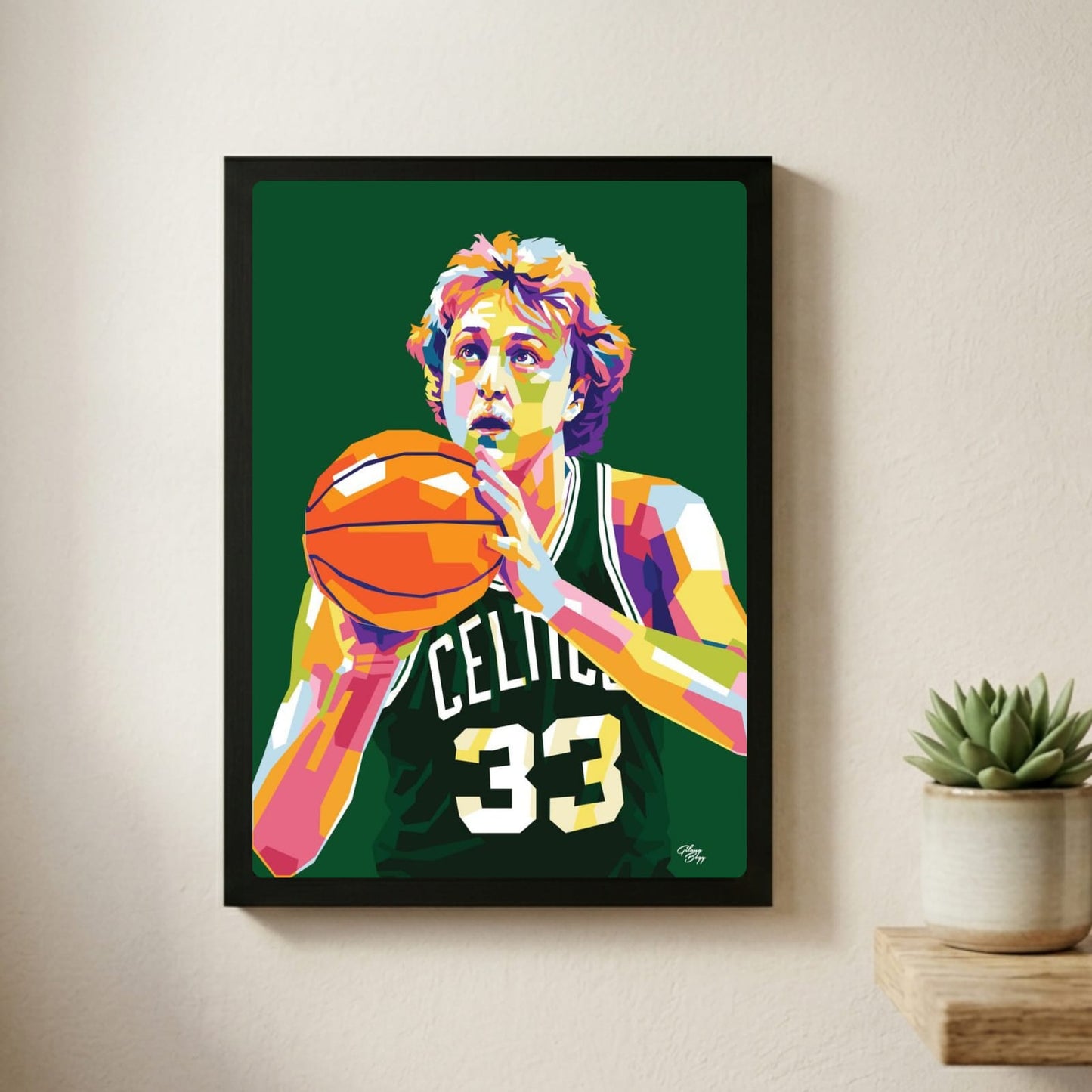 Larry Bird - Basket