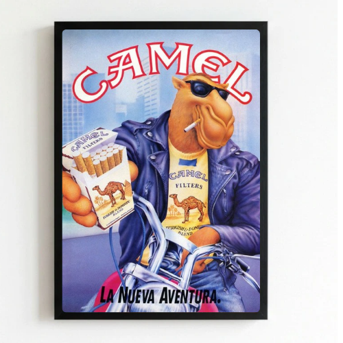bar and restaurant decoration, Camel sigarette