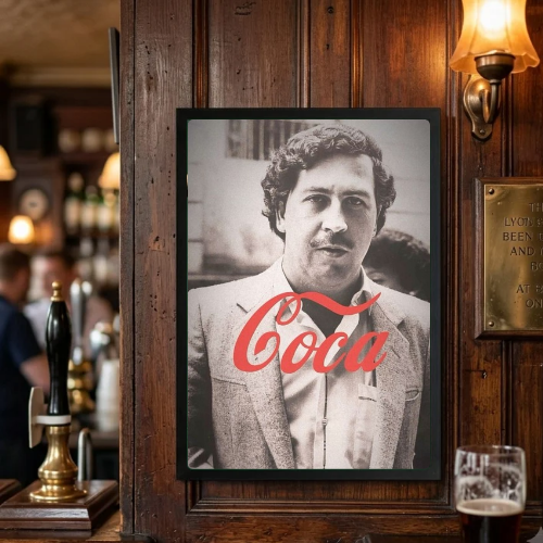 bar and restaurant decoration, coca cola
