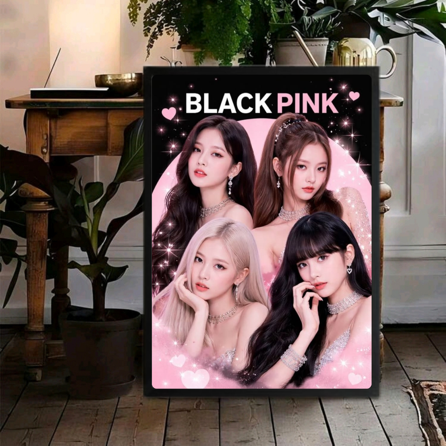 Blackpink Poster with Frame