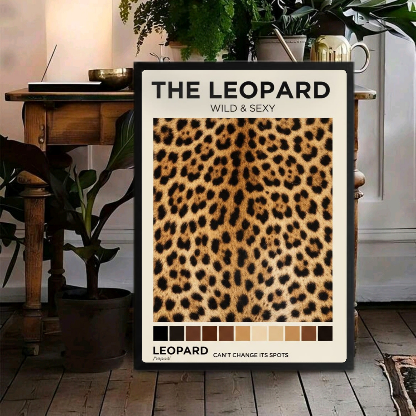 Home deco chic leopard