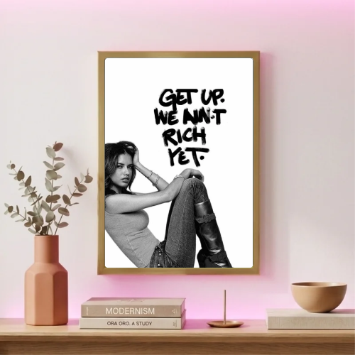 Chic room girl poster