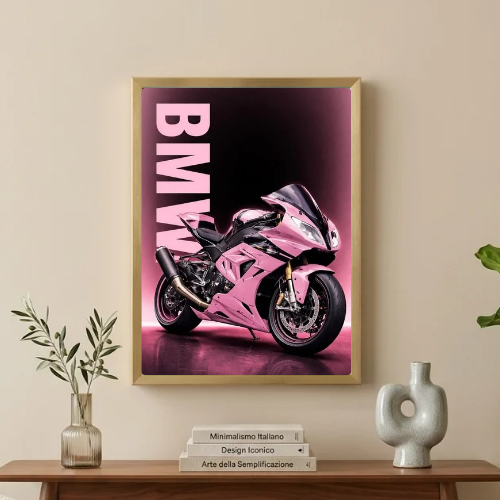 Bmw moto pink
