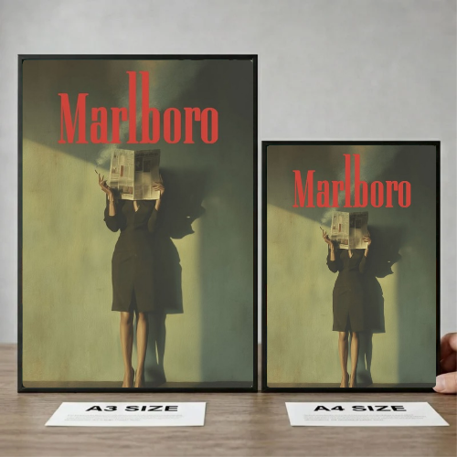 bar and restaurant decoration, Marlboro sigarette